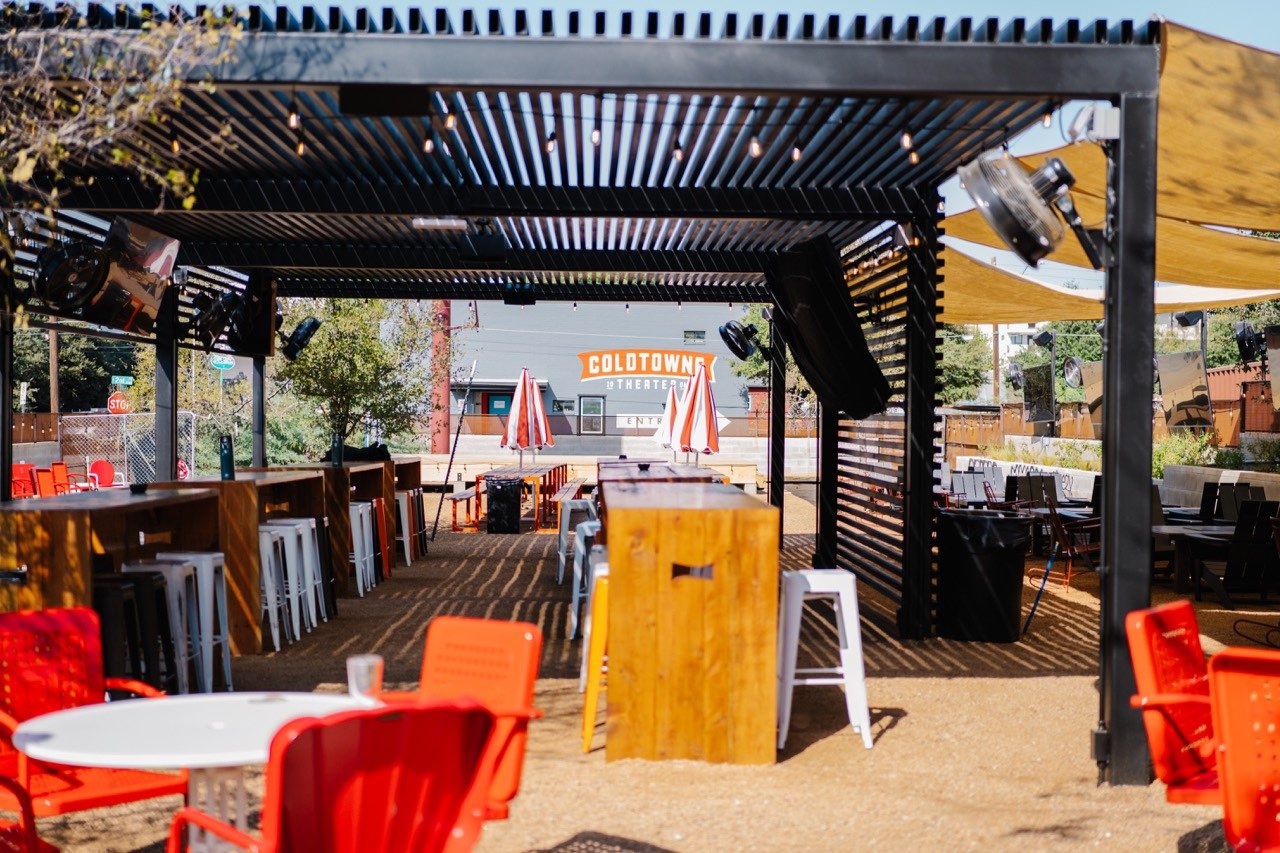 Chalmers Backyard Big Screen Seating
