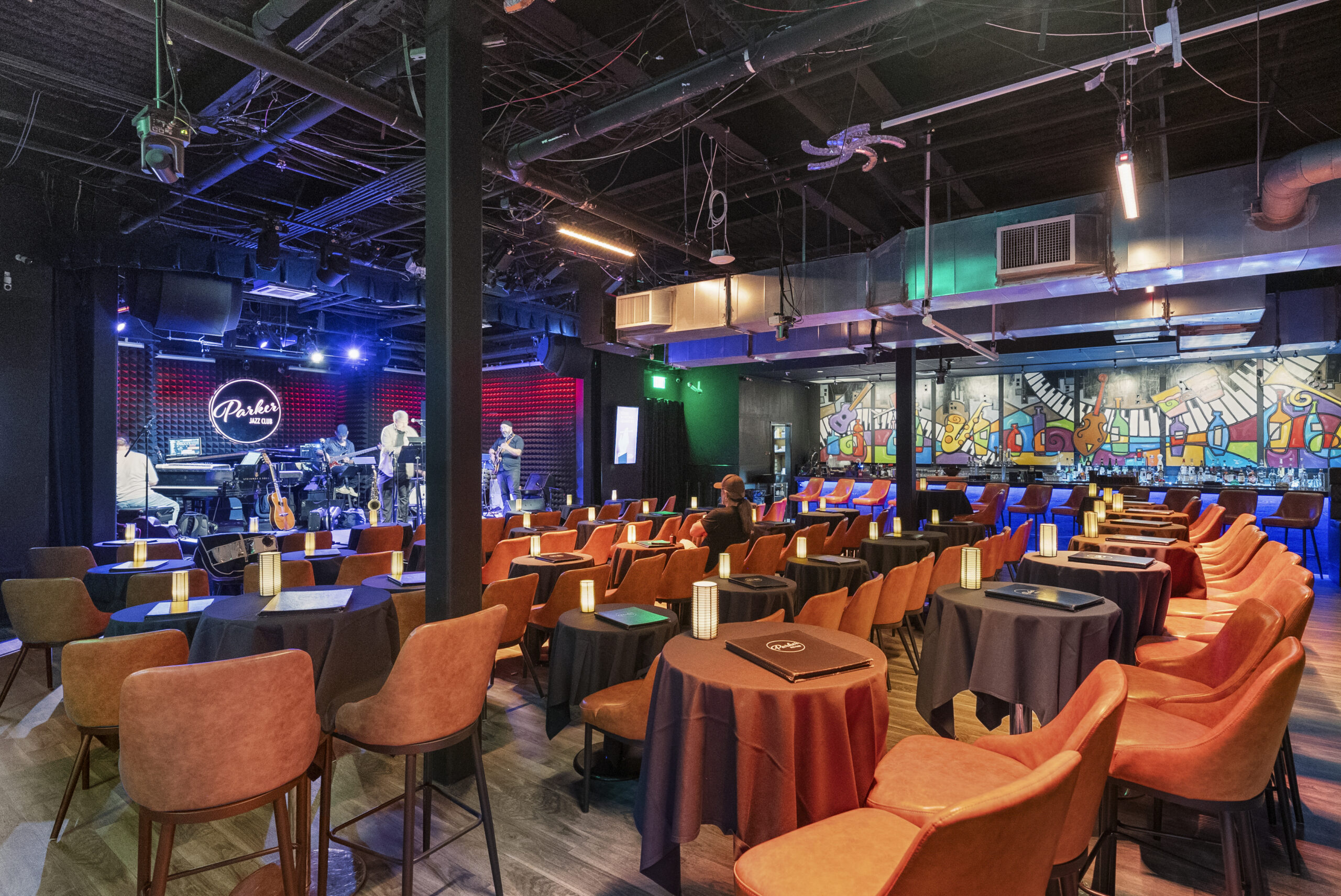 Parker Jazz Club upscale downtown Austin listening room and stage