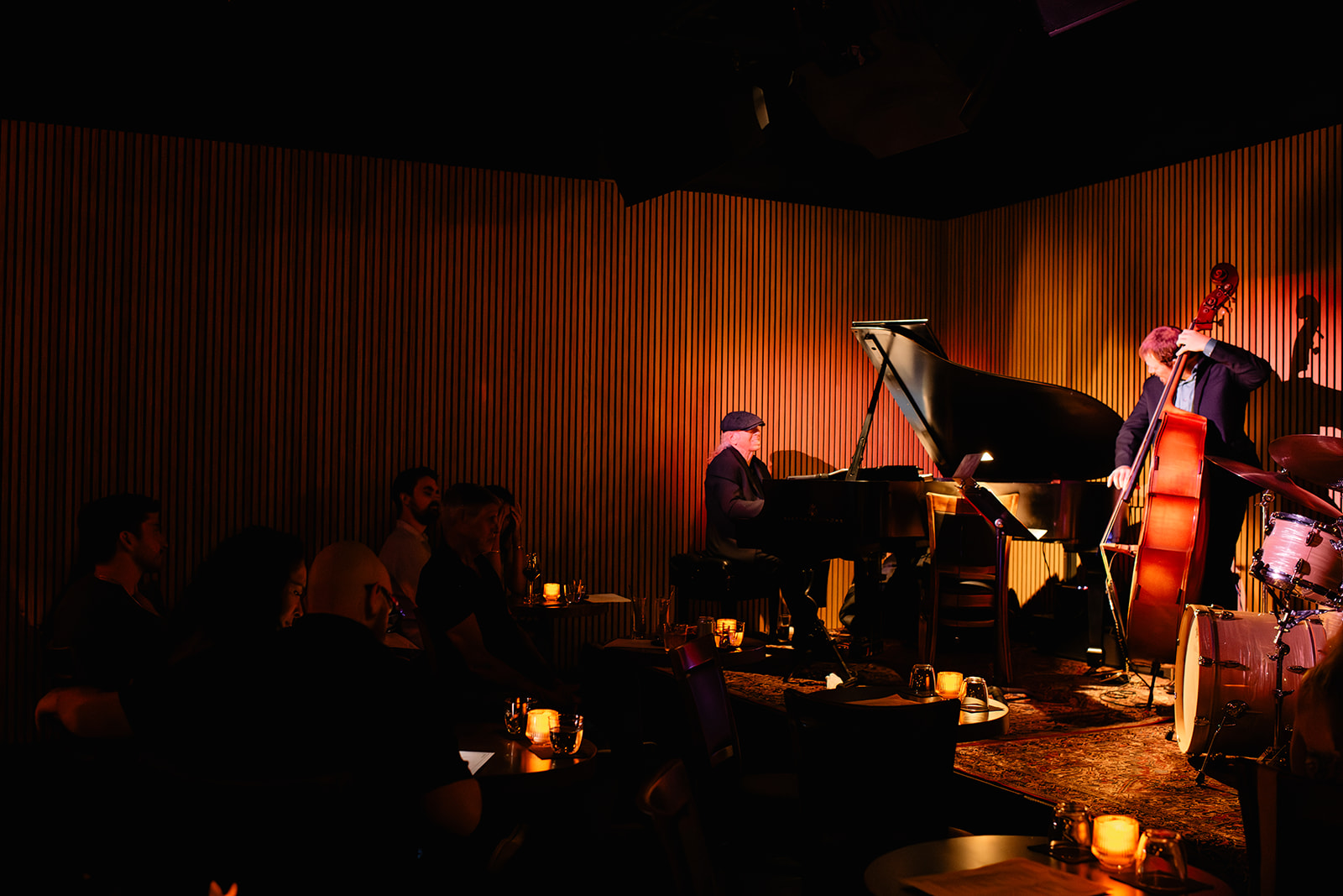 Live jazz performance in an intimate downtown Austin venue