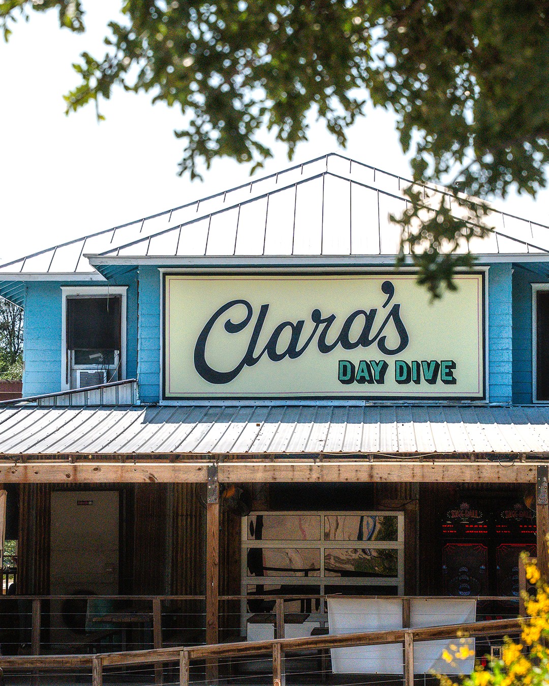 Clara's Day Dive exterior in South Austin